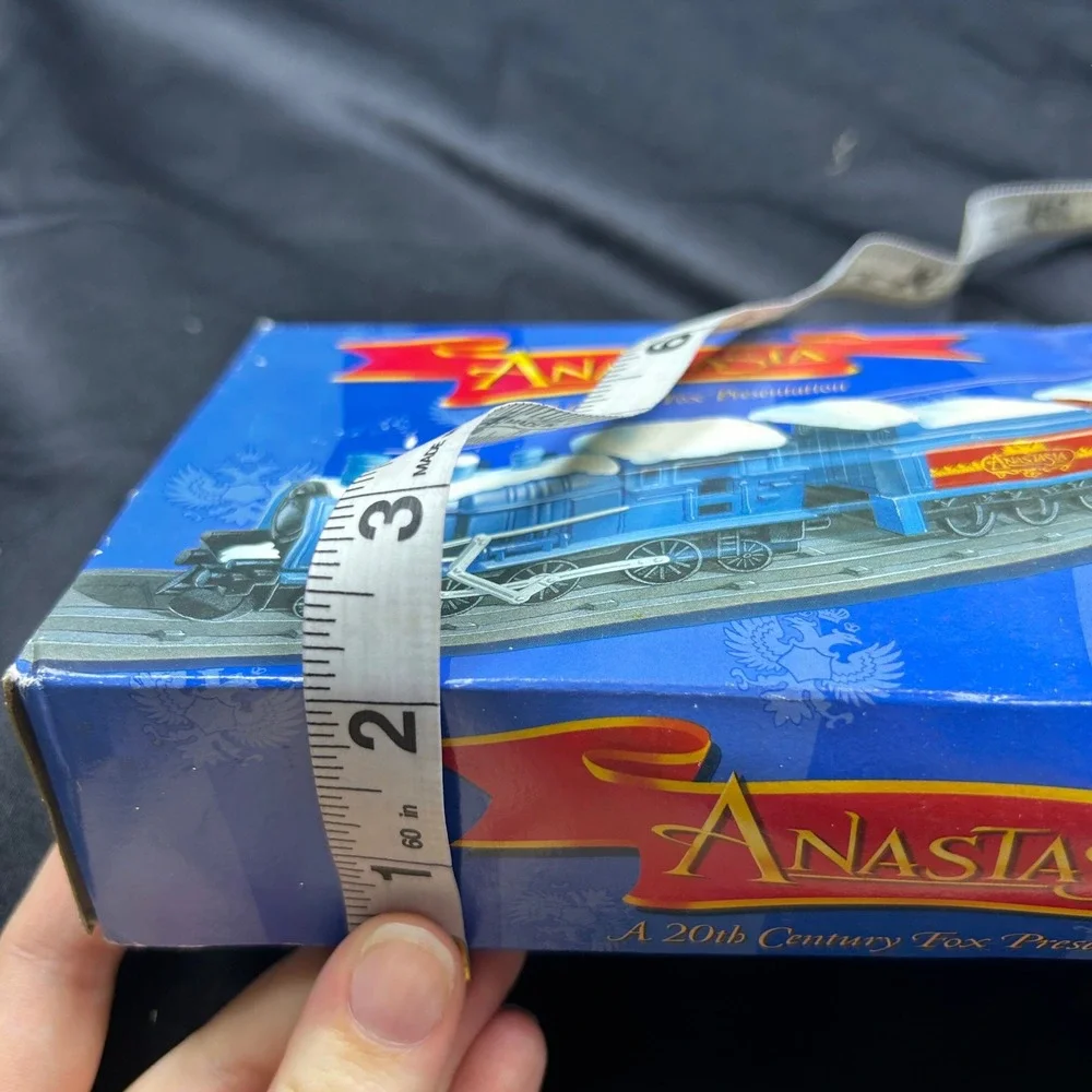 Vintage 1997 Anastasia Movie Train Set 20th Century Fox Equity Marketing Blue